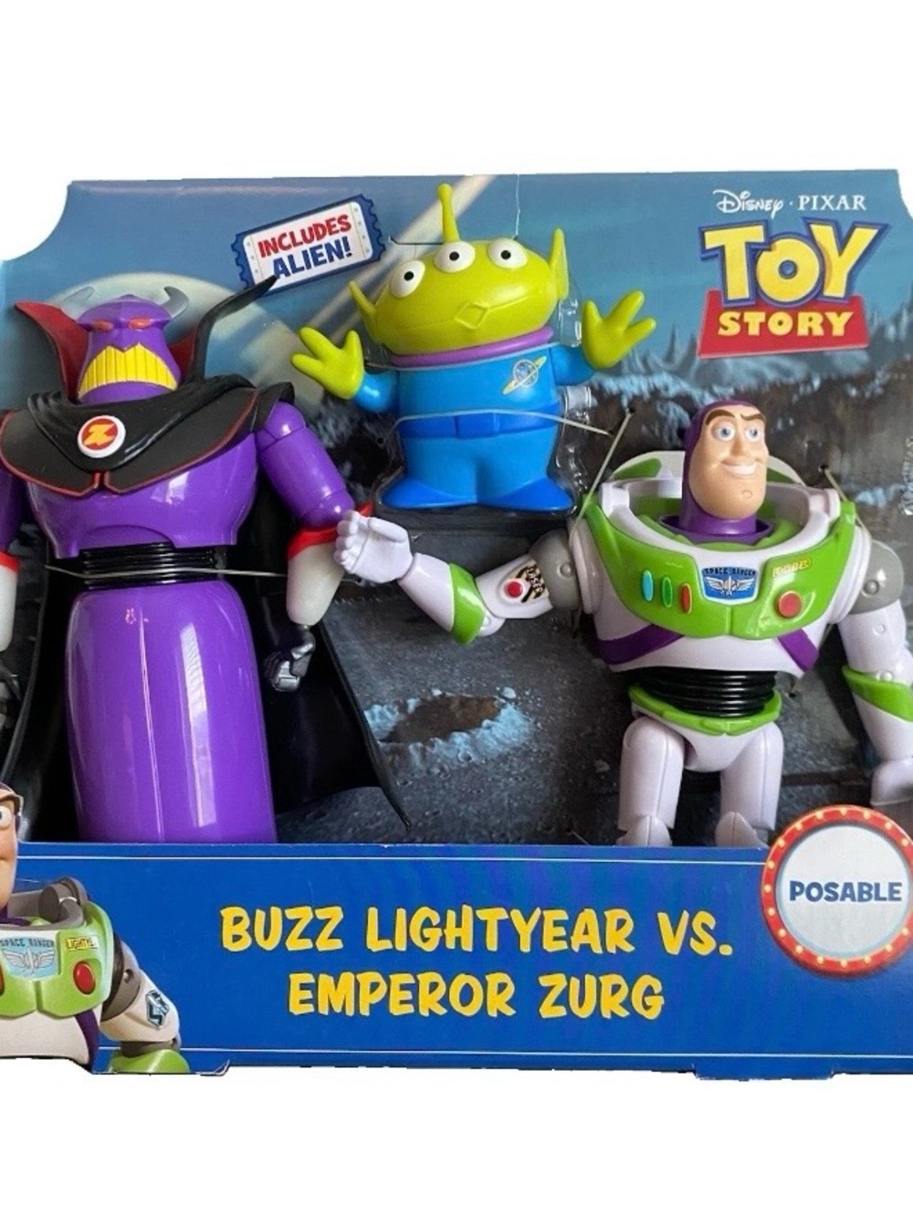 Toy Story Buzz Lightyear Vs Emperor Zurg Includes Alien Mattel Disney Pixar NEW